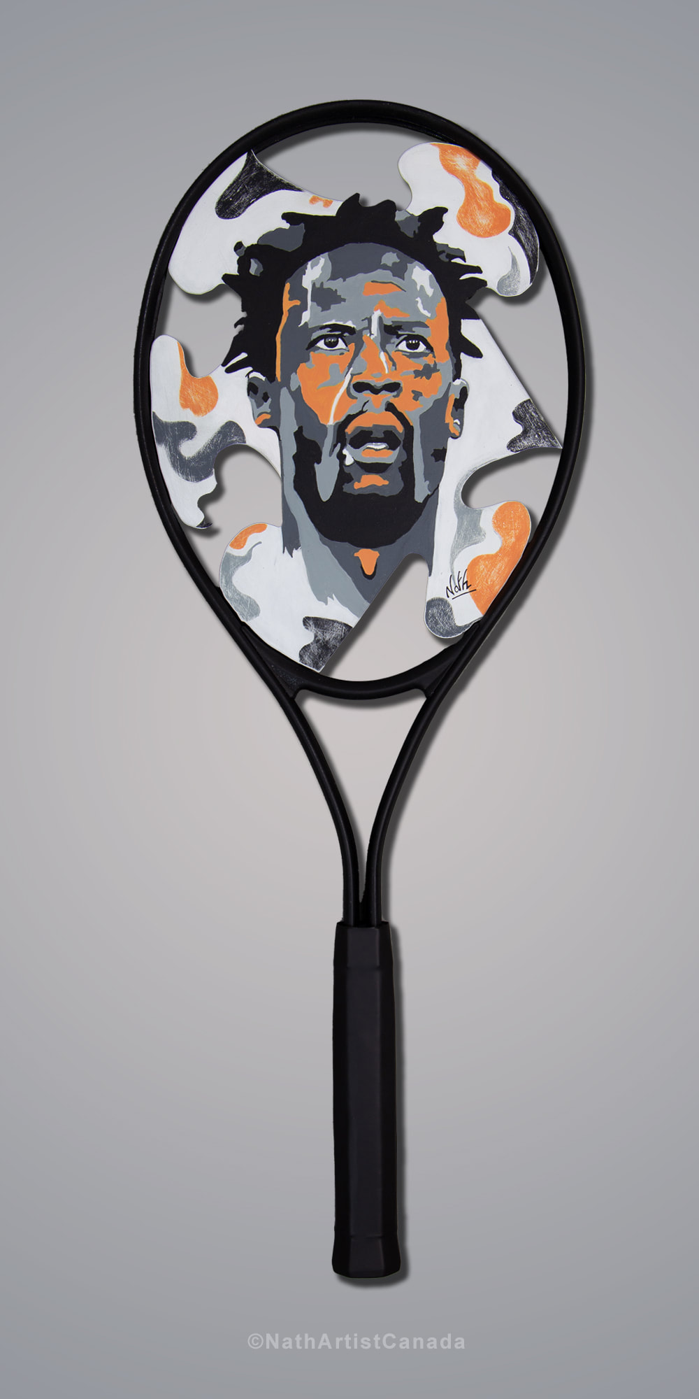 Gael Monfils tennis portrait