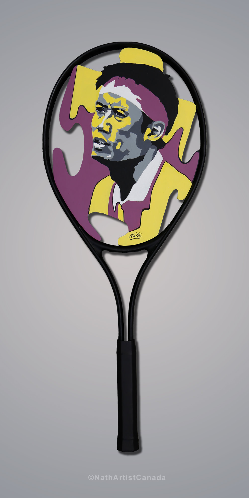 Kei Nishikori collectible tennis art