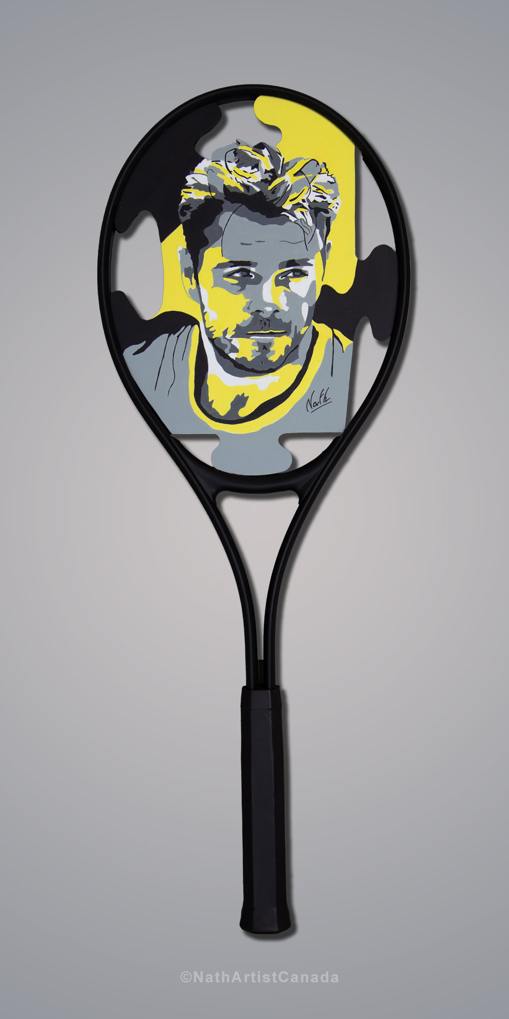 Stan Wawrinka, Tennis Art for sale, Tennis Gallery, Tennis Portrait, Swiss ATP Champion, Tennis gift
