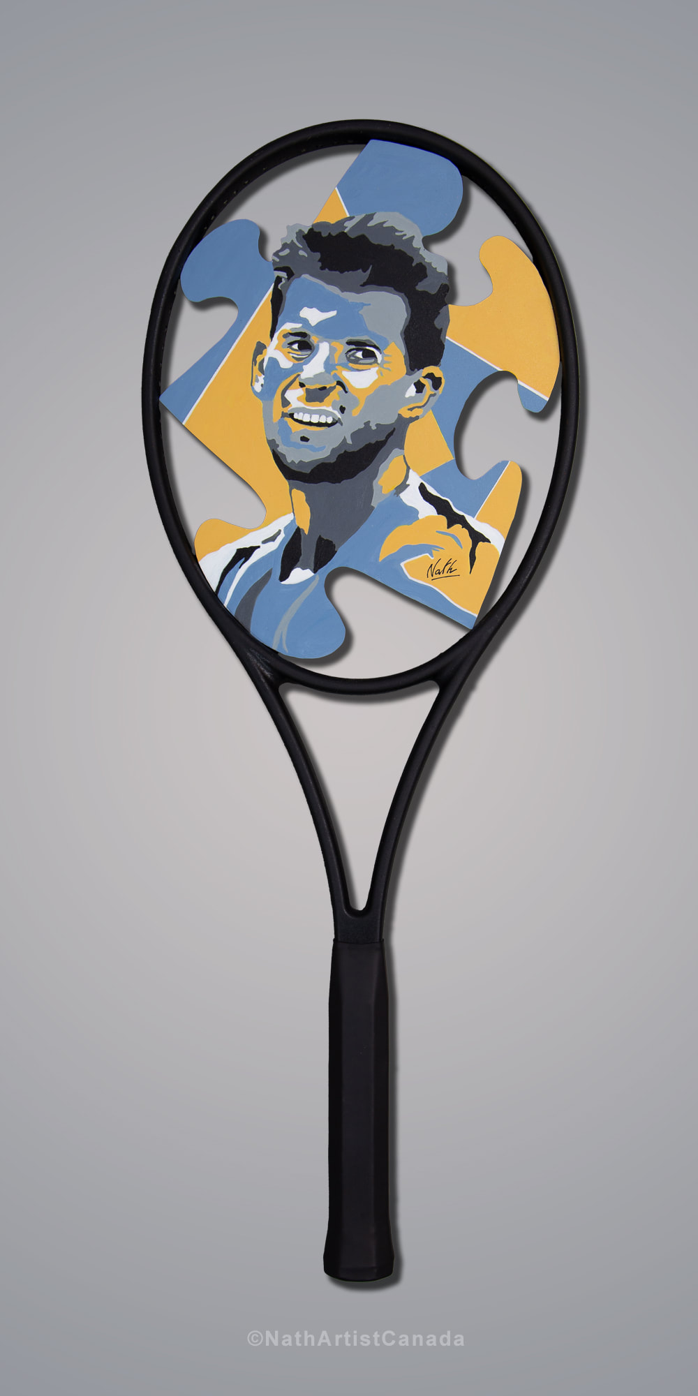 Dominic Thiem collectible tennis art