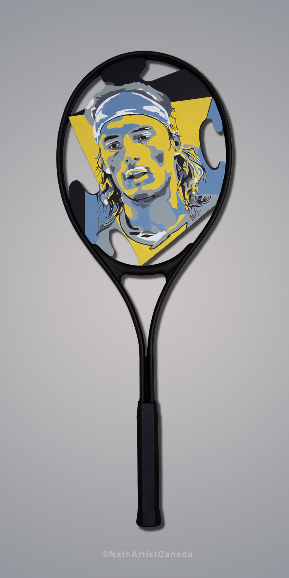 Stephanos Tsitsipas collectible tennis art